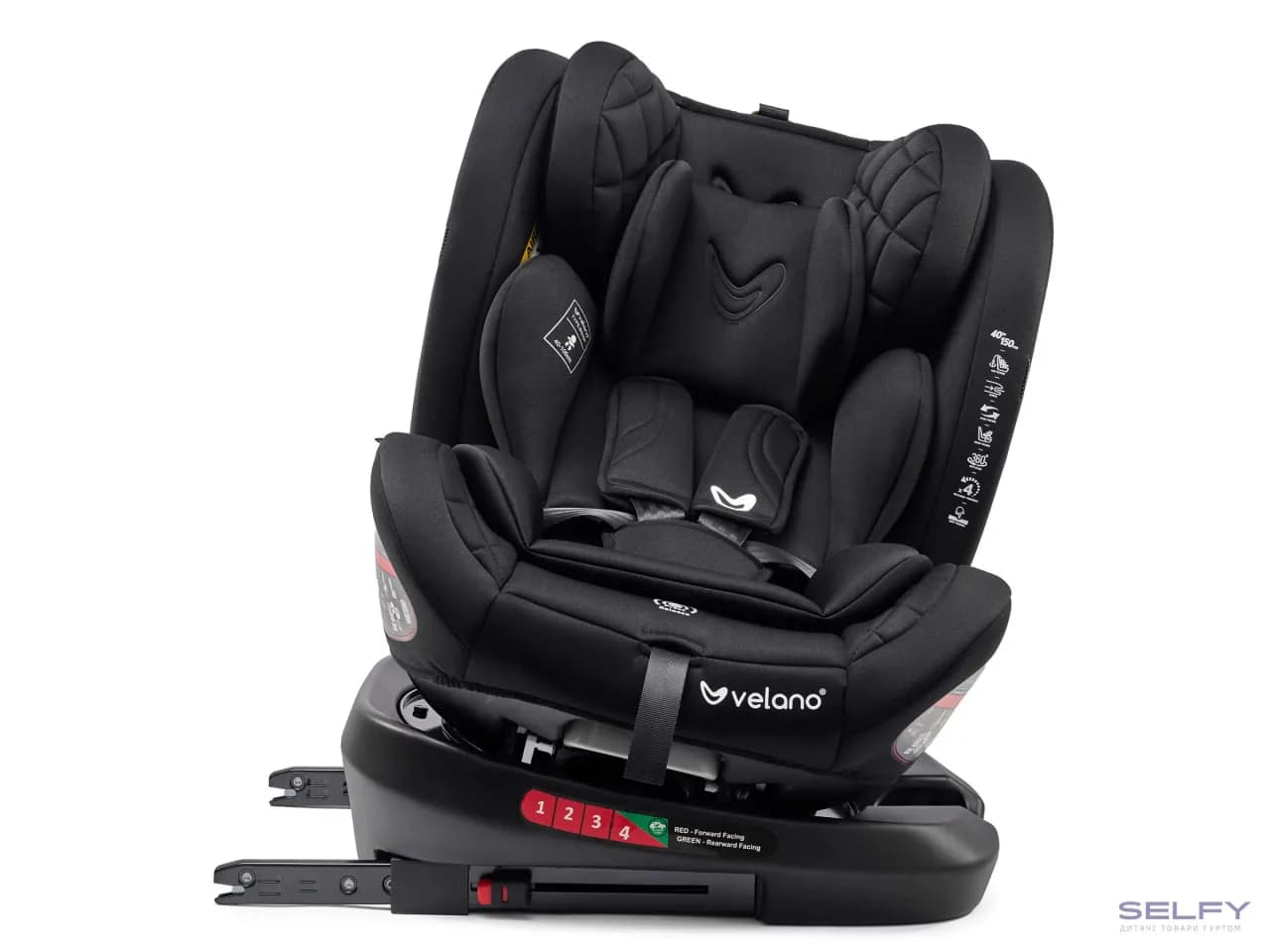 Автокрісло VELANO Aura 360° i-Size black 48415 фото 2