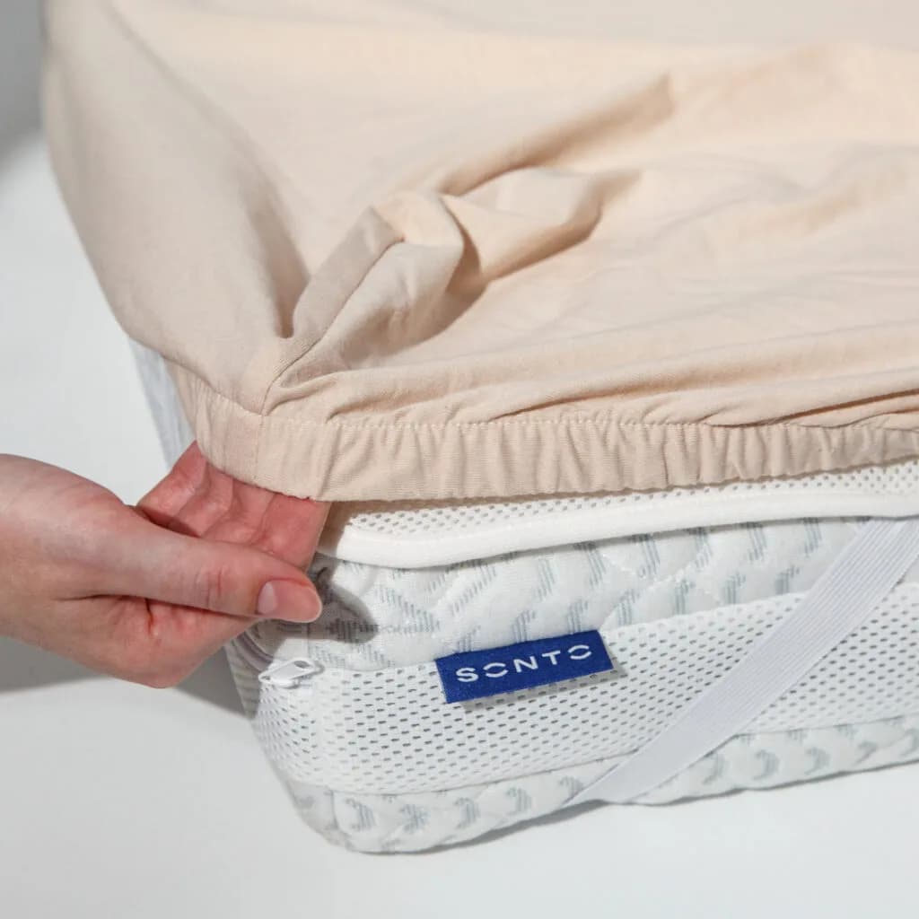 Постільний комплект Sonto Sleepset Літо 120*60 см з прямими кутами Попелястий камінь 0236 фото 2 Постільний комплект Sonto Sleepset Літо 120*60 см з прямими кутами Попелястий камінь 0236 фото 2