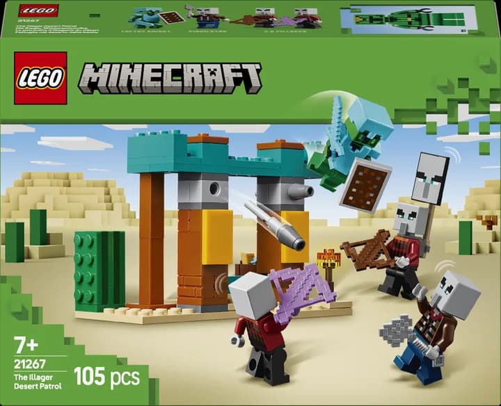 Конструктор Lego Minecraft Пустельний патруль розбійника 105дет 21267 фото 2