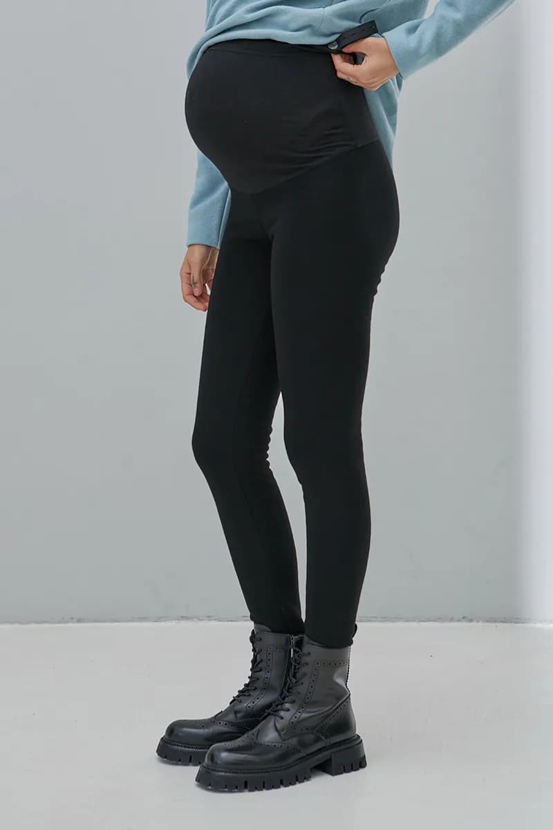 Лосини XS-XXL Юла мама ZOE SP-43.011 -чорний фото 4