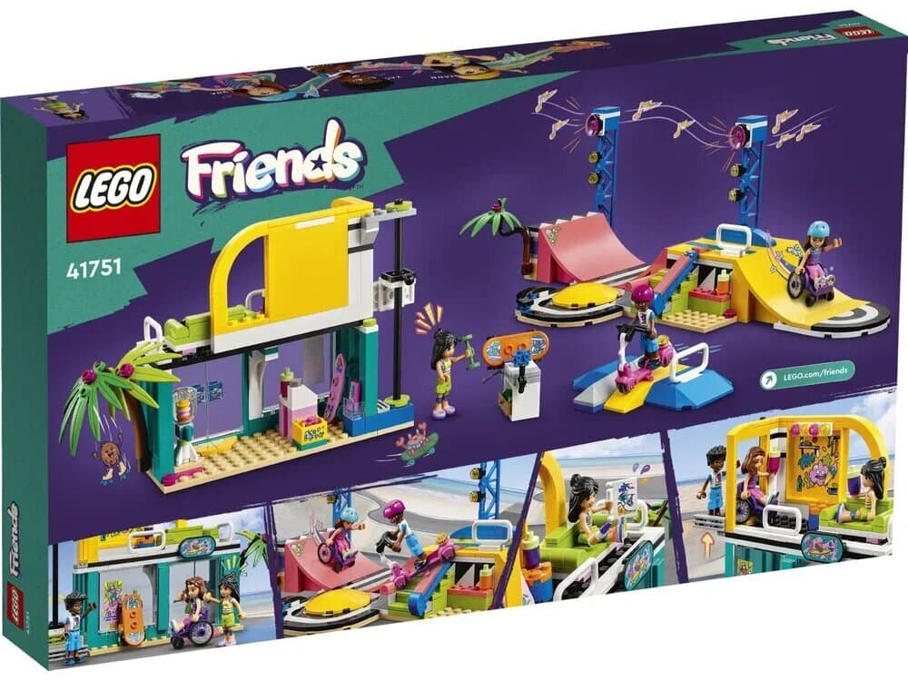 Конструктор LEGO Friends Скейт-парк 431дет 41751