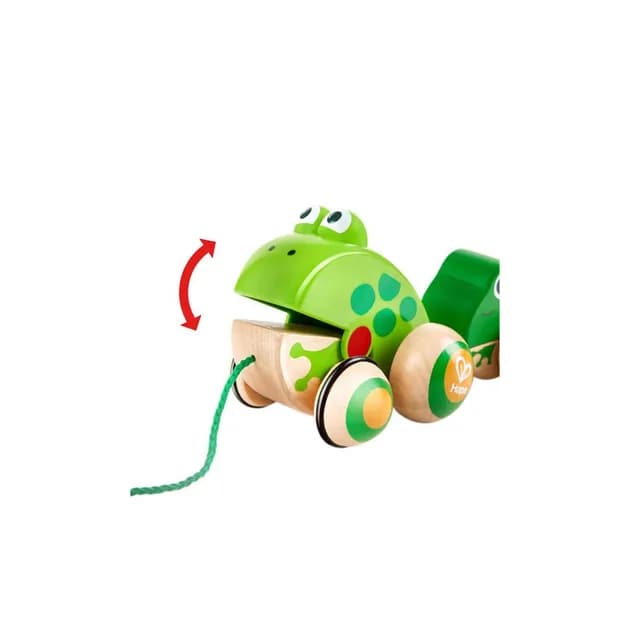 Каталка дерев'яна Hape Жабки E0365 фото 4
