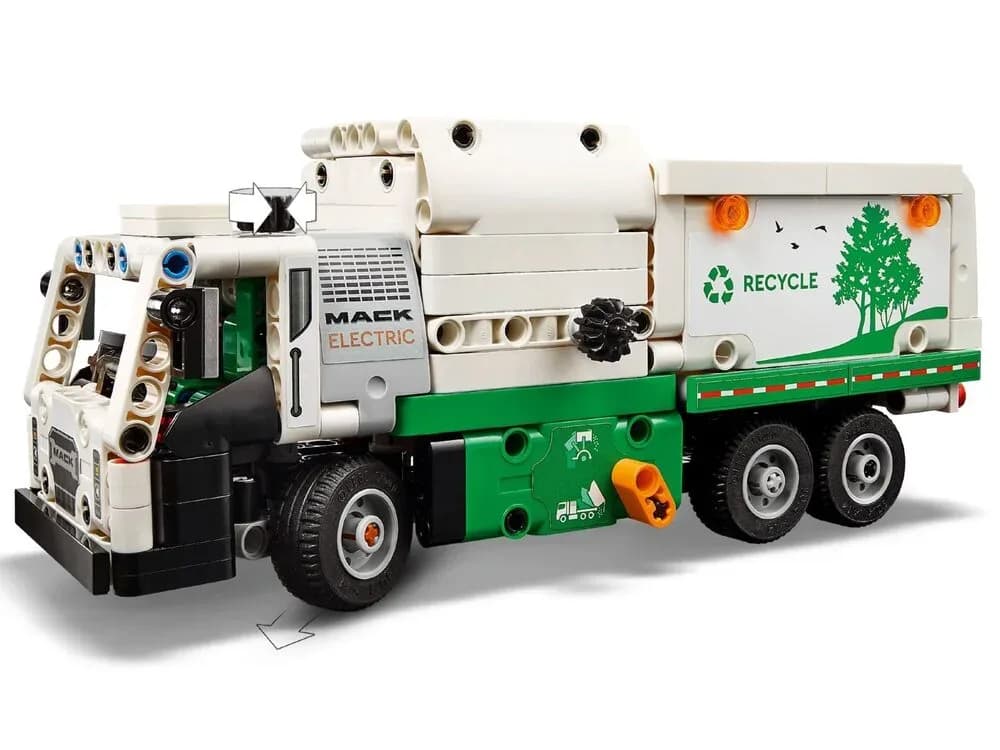 Конструктор Lego Technic Сміттєвоз Mack® LR Electric 503дет 42167 фото 9