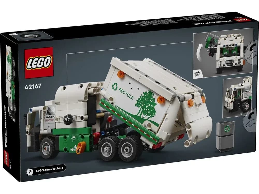 Конструктор Lego Technic Сміттєвоз Mack® LR Electric 503дет 42167 фото 4