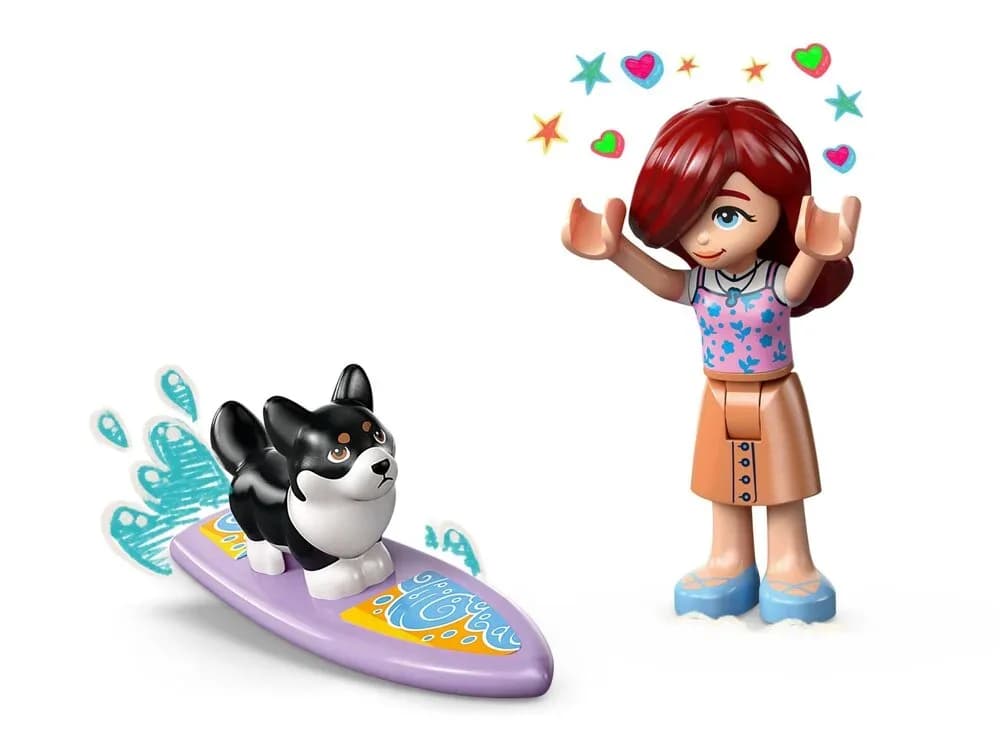 Конструктор Lego Friends Собачі пригоди на серфі та скутері 113дет 42641 фото 8