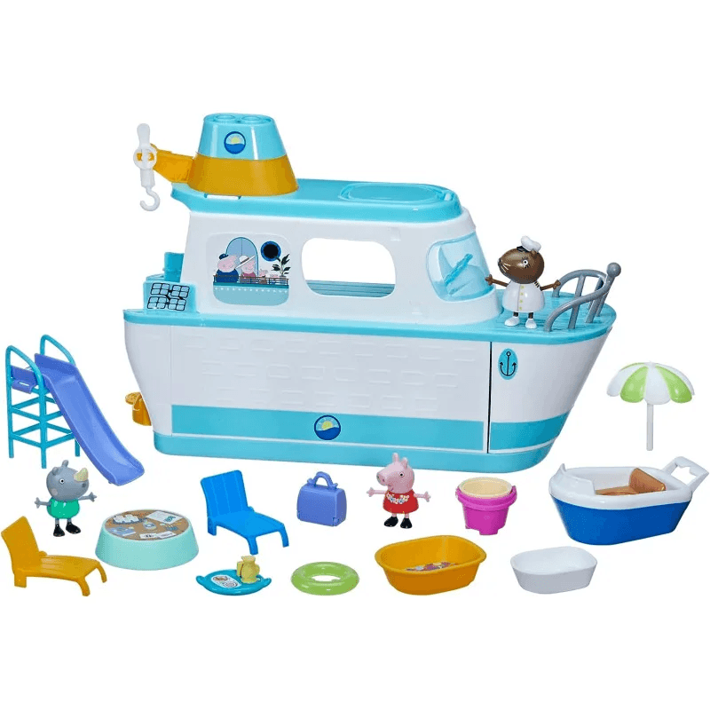 Набір ігровий Toys K Корабель з фігурками Свинка Пеппа QY86