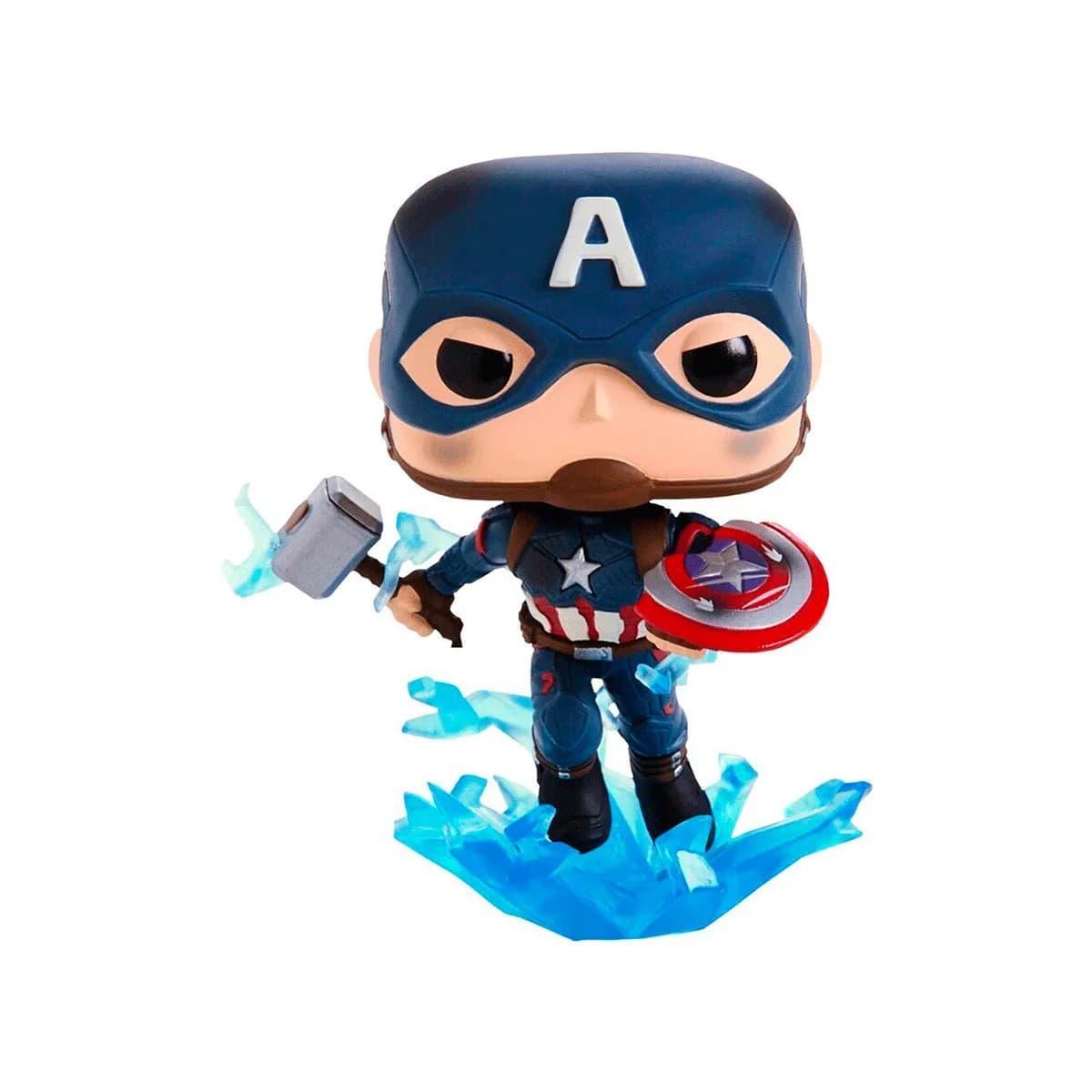 Ігрова фігурка FUNKO POP! cерії Месники: Фінал - Капітан Америка з мйольніром 45137 фото 2