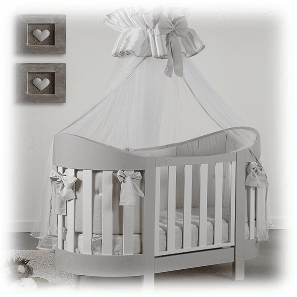 Постільний комплект Baby Italia Eva White Grey