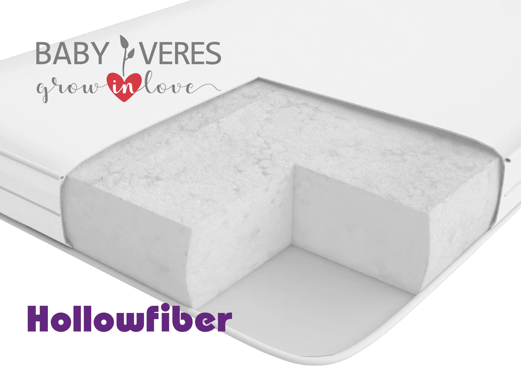 Матрац Верес Hollowfiber 120х60х7 см 50.1.01