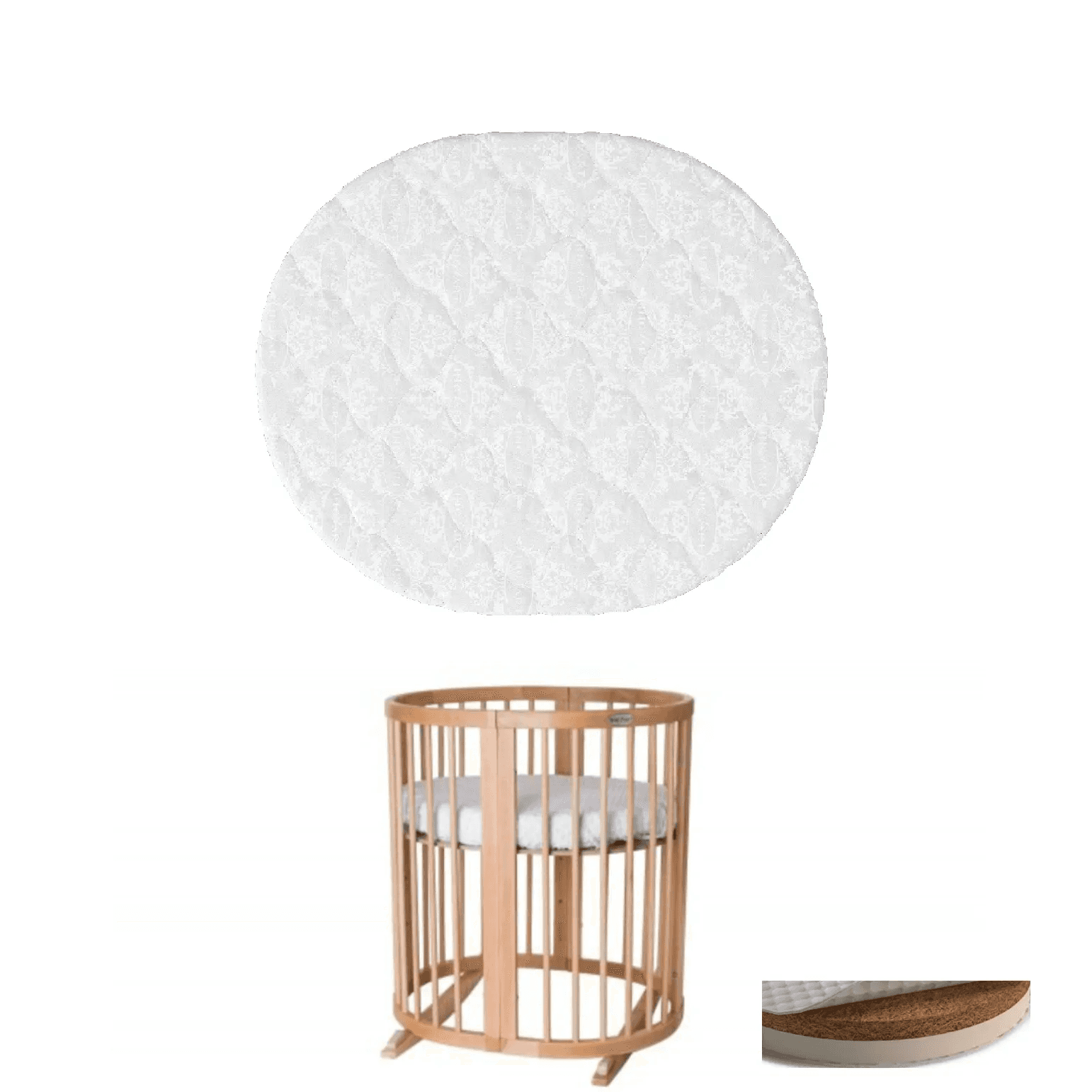 Матрац IngVart Smart bed Oval 60х71 см 343