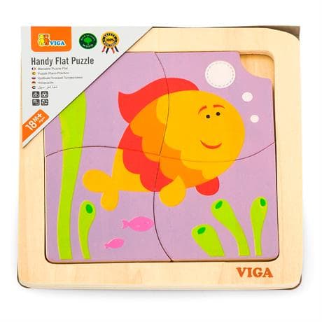 Пазл дерев'яний Viga Toys Рибка 50144