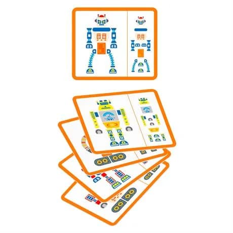 Набір ігровий Viga Toys Дерев'яна аплікація Робот 50335 фото 3