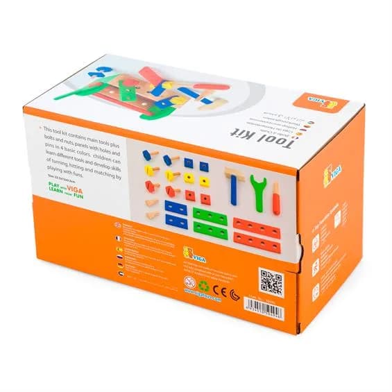 Набір інструментів дерев'яний Viga Toys 50494 фото 4