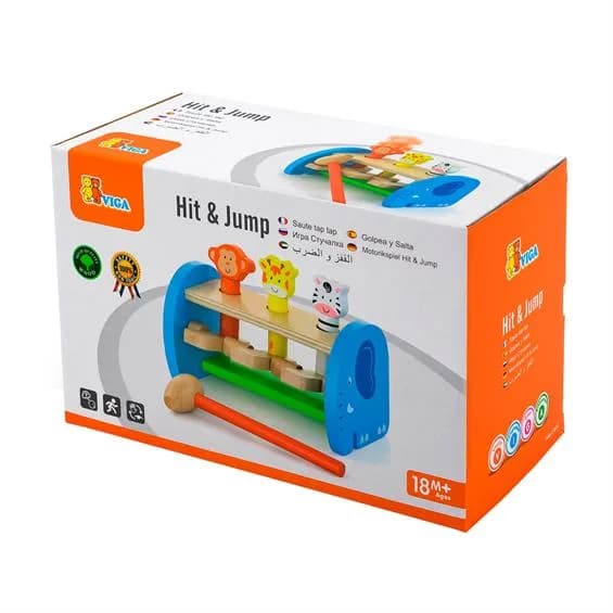 Стукалка дерев'яна Viga Toys Сафарі 50683 фото 2