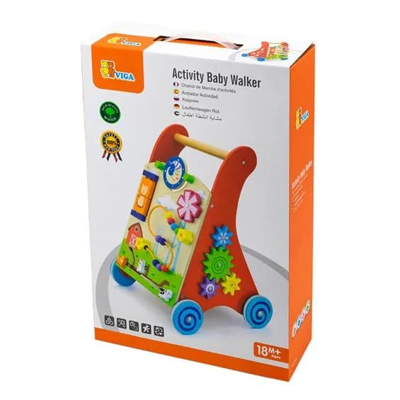 Ходунки-каталка дерев'яна Viga Toys 50950 фото 5