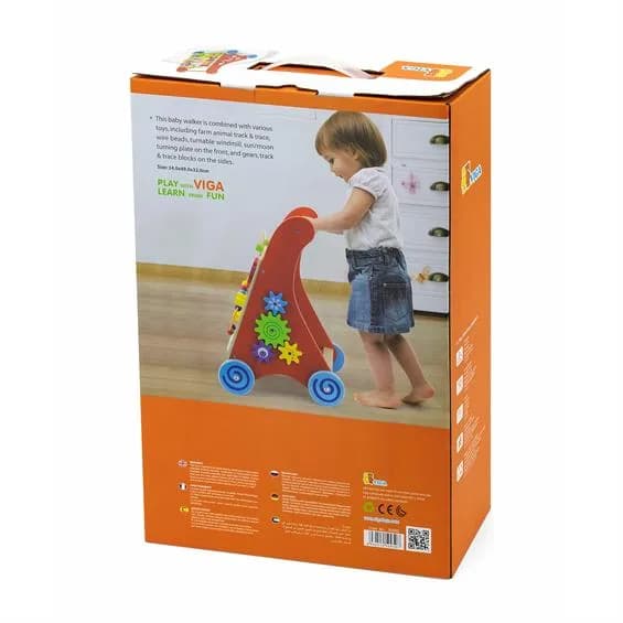 Ходунки-каталка дерев'яна Viga Toys 50950 фото 6