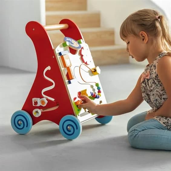 Ходунки-каталка дерев'яна Viga Toys 50950 фото 4