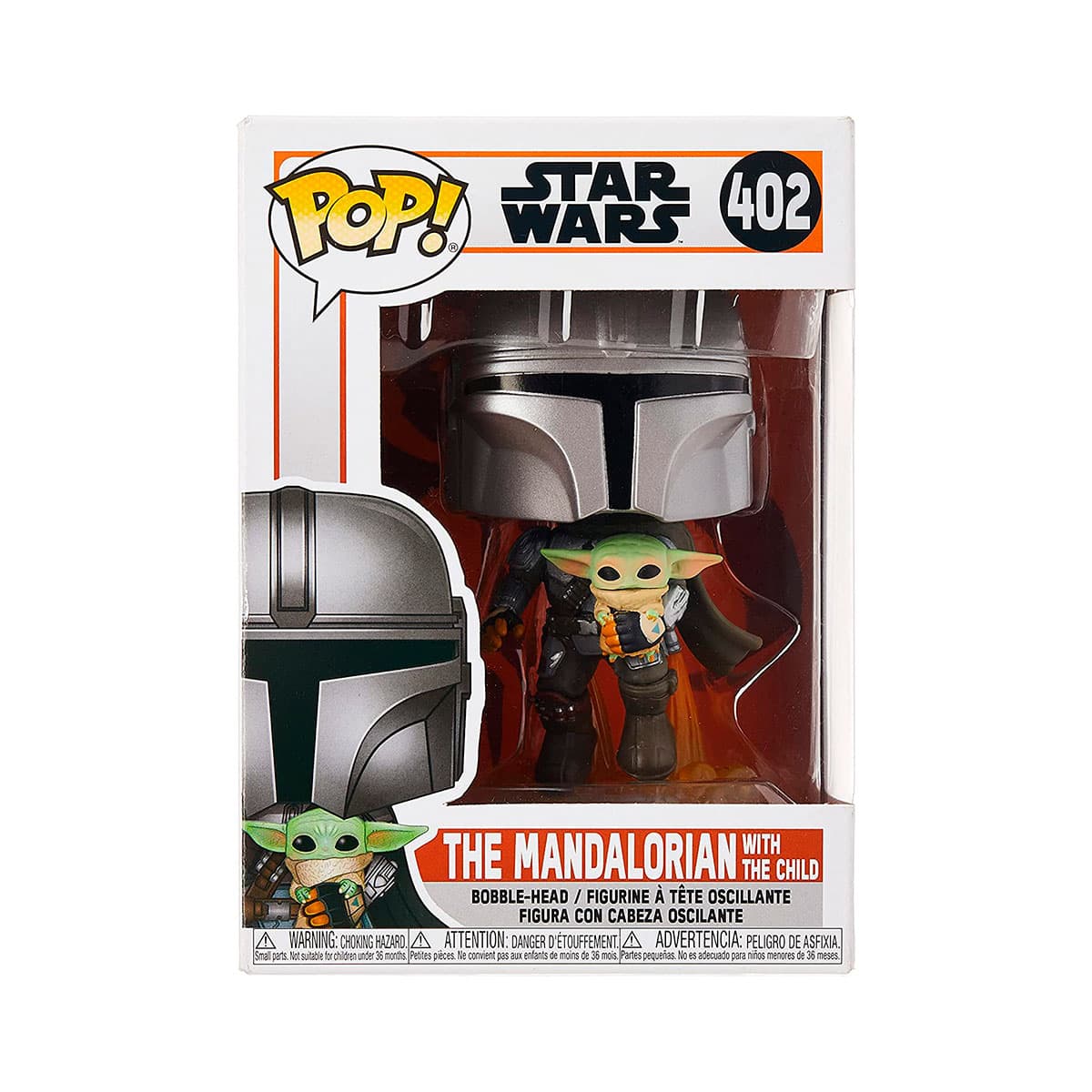 Ігрова фігурка FUNKO POP! cерії Зоряні війни - Мандалорець, що летить з малюком 50959