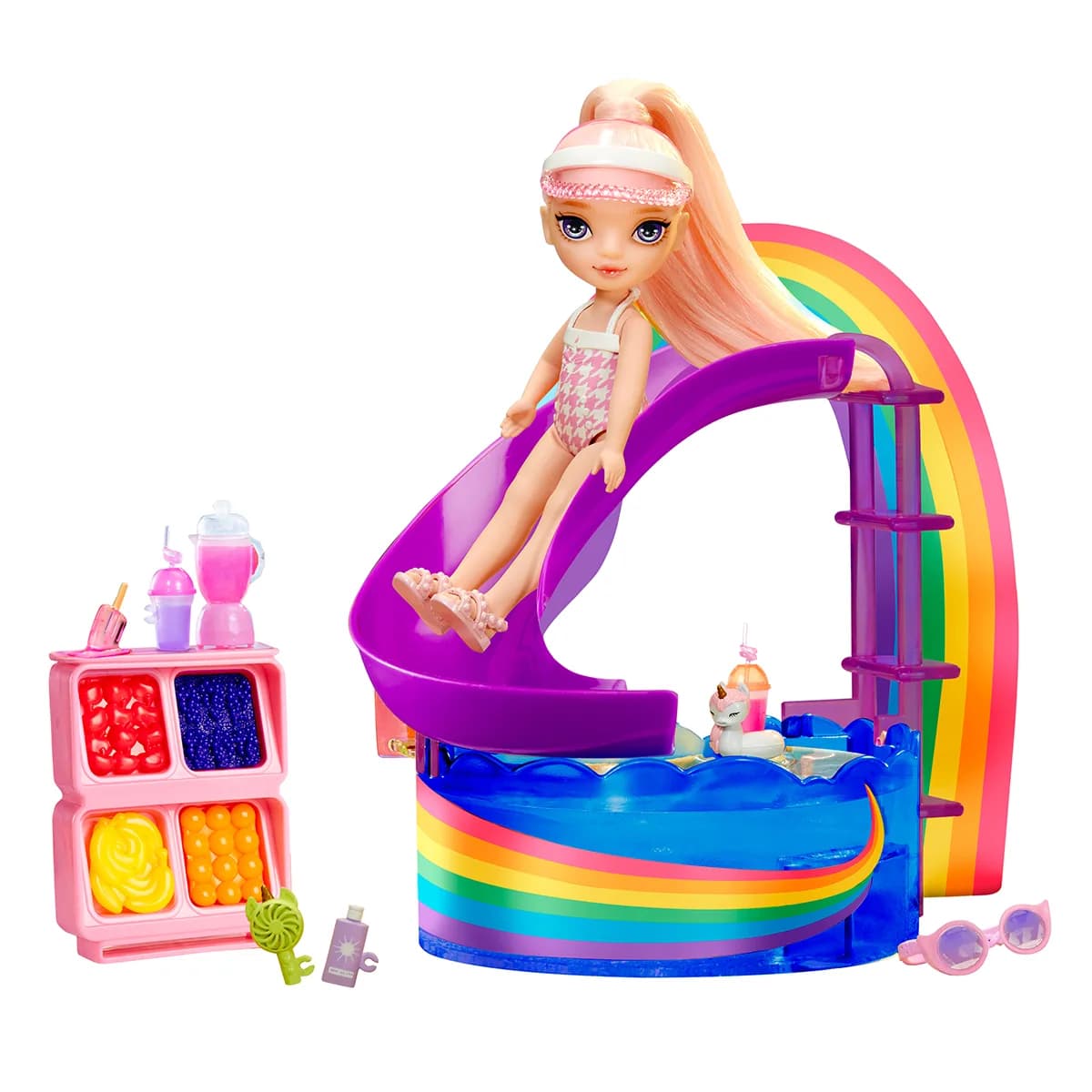 Ігровий набір з лялькою Rainbow High Веселкове свято в басейні 522249 фото 9 Ігровий набір з лялькою Rainbow High Веселкове свято в басейні 522249 фото 9