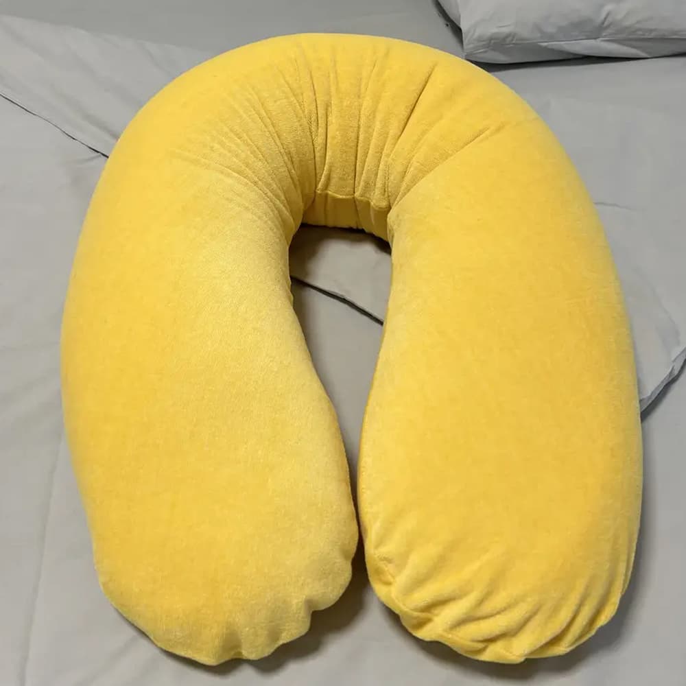 Подушка для вагітних та годування + наволочка Comfort жовтий ПБК (в)