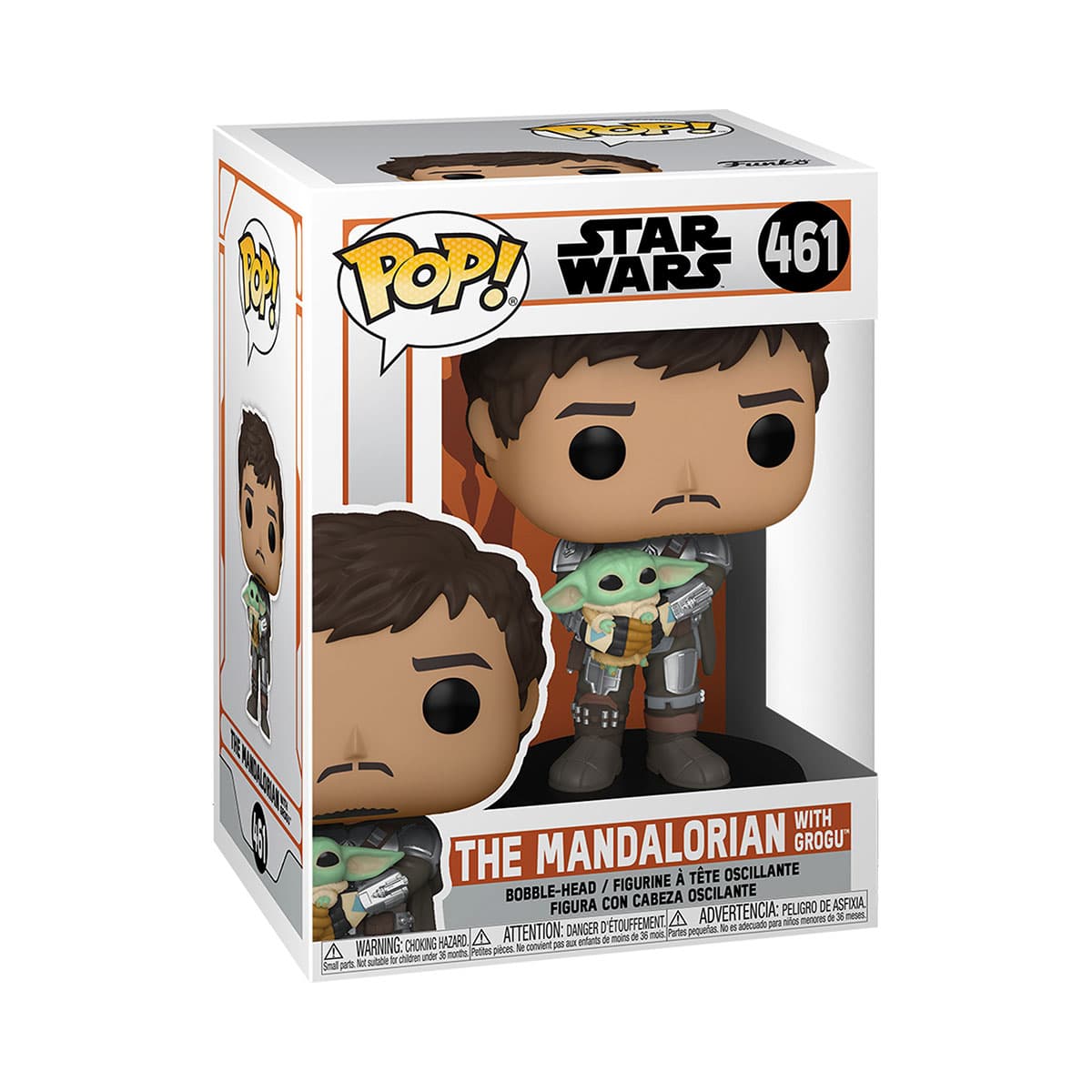 Ігрова фігурка FUNKO POP! cерії Зоряні війни - Мандалорець з Грогу 54525