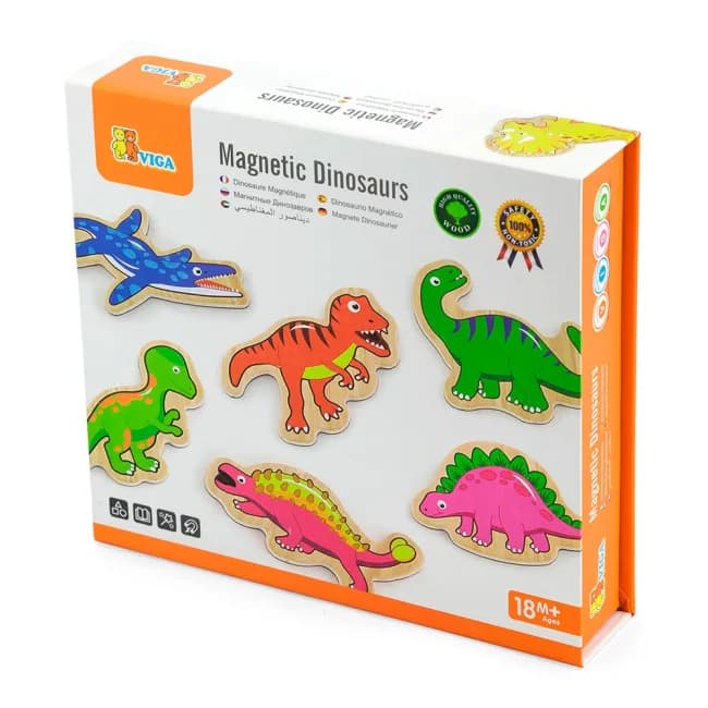 Магнити Viga Toys Динозаври 20шт 50289 фото 2 Магнити Viga Toys Динозаври 20шт 50289 фото 2