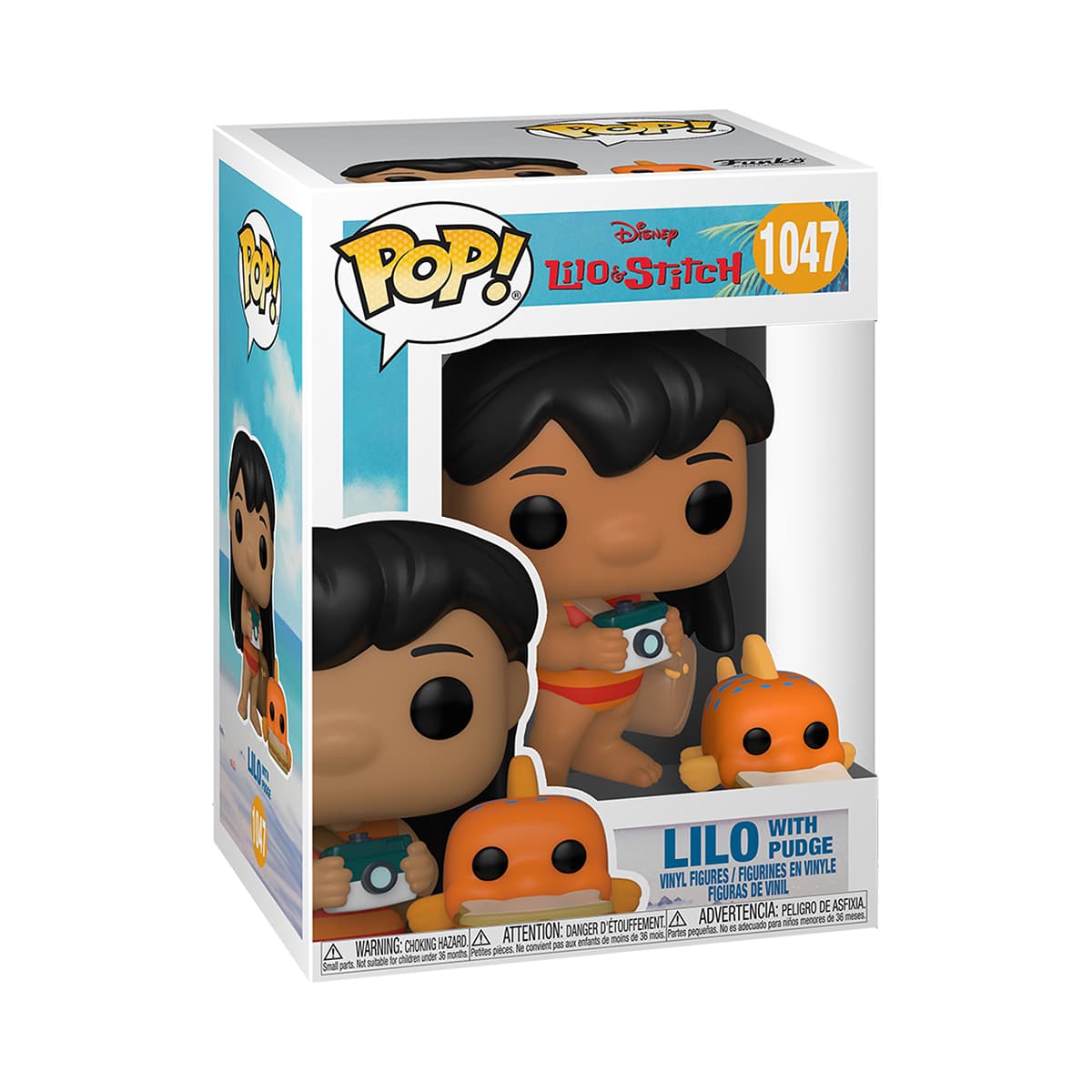Ігрова фігурка FUNKO POP! cерії Ліло та Стіч - Ліло з рибкою 55621