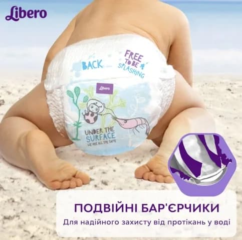Підгузники Libero Swimpants S 12шт 55689-30 фото 3