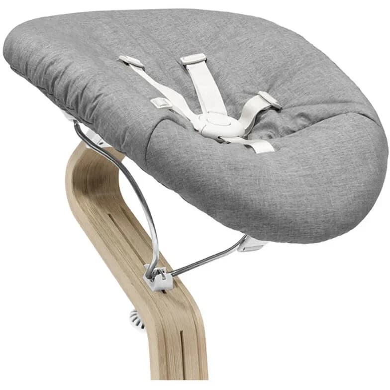 Крісло-шезлонг Stokke Nomi Newborn 625901 White/Grey Pink фото 2