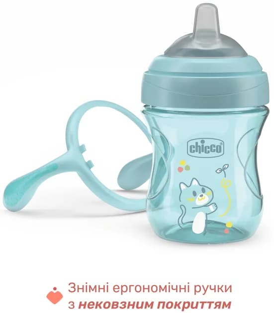 Поїльник непроливайка Chicco Transition Cup 200мл 06911.25 фото 2