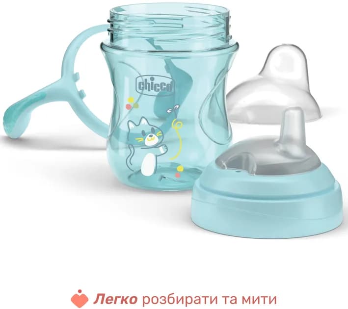 Поїльник непроливайка Chicco Transition Cup 200мл 06911.25 фото 7