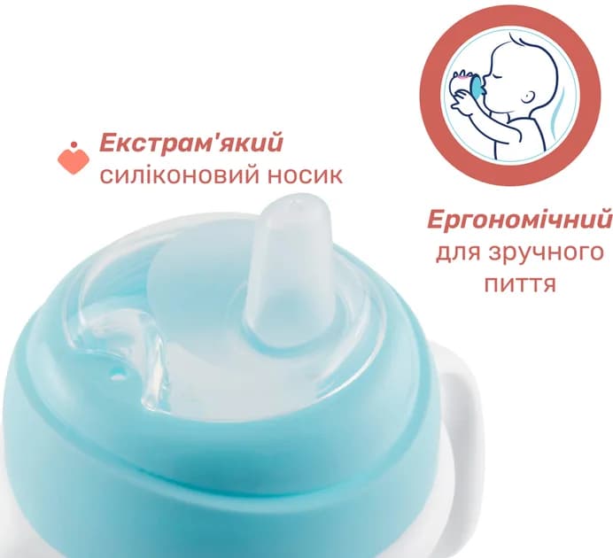 Поїльник непроливайка Chicco Transition Cup 200мл 06911.25 фото 4