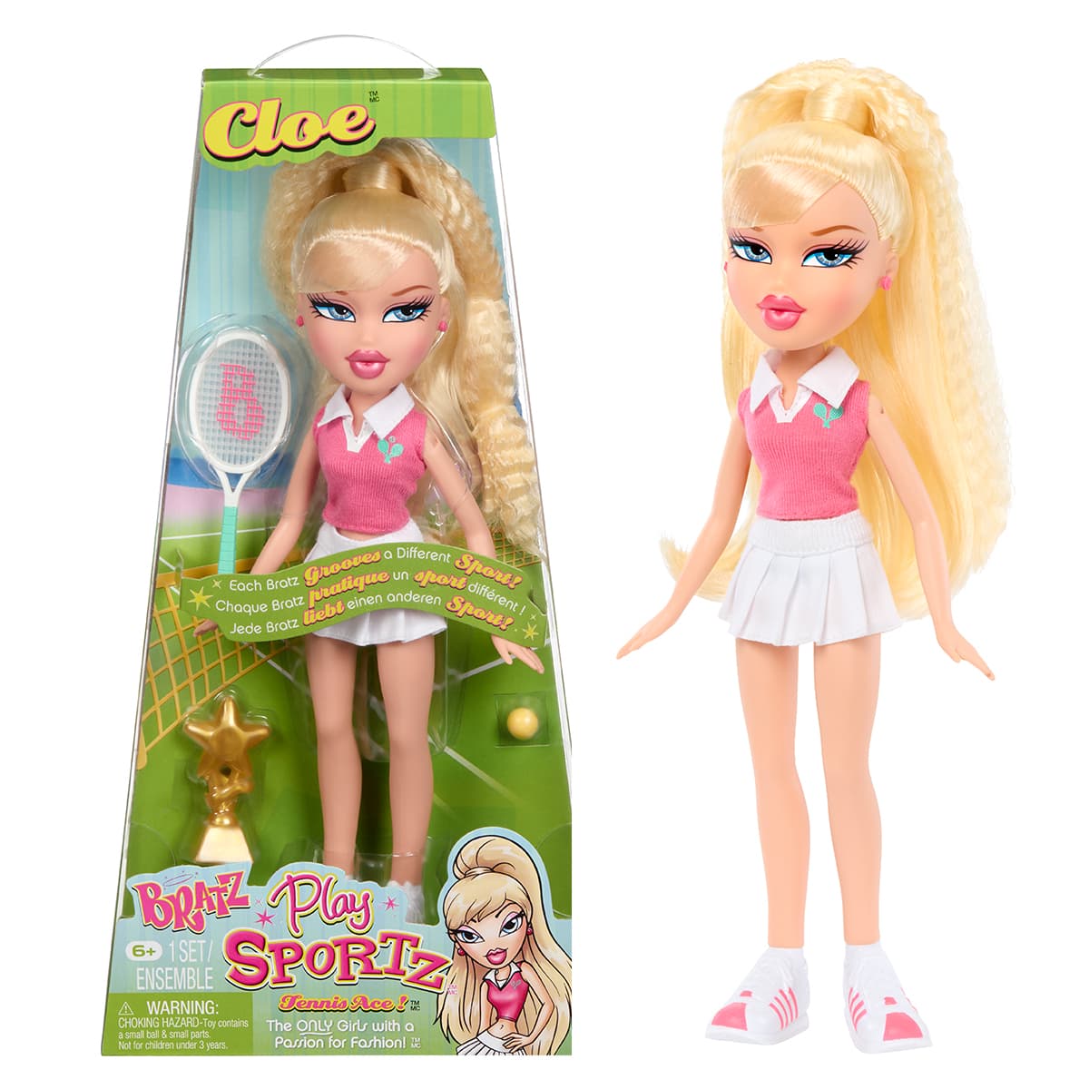 Ігровий набір Bratz Play Sportz Тенісистка Хлоя 569527