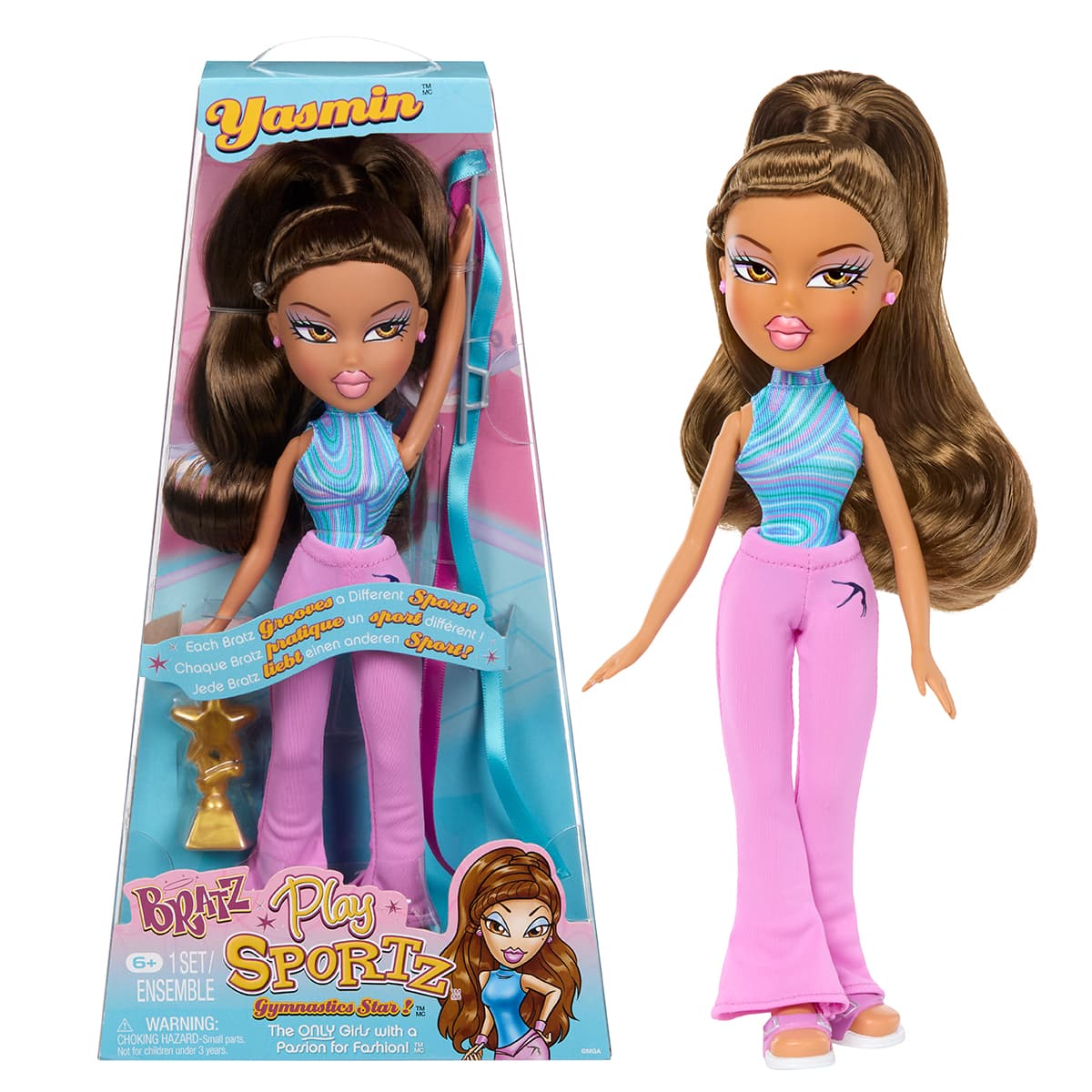 Ігровий набір Bratz Play Sportz Гімнастка Ясмін 569534