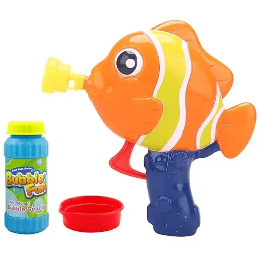 Набір для видування бульбашок Bubble Fun Рибка + 120мл DHOBB10125J