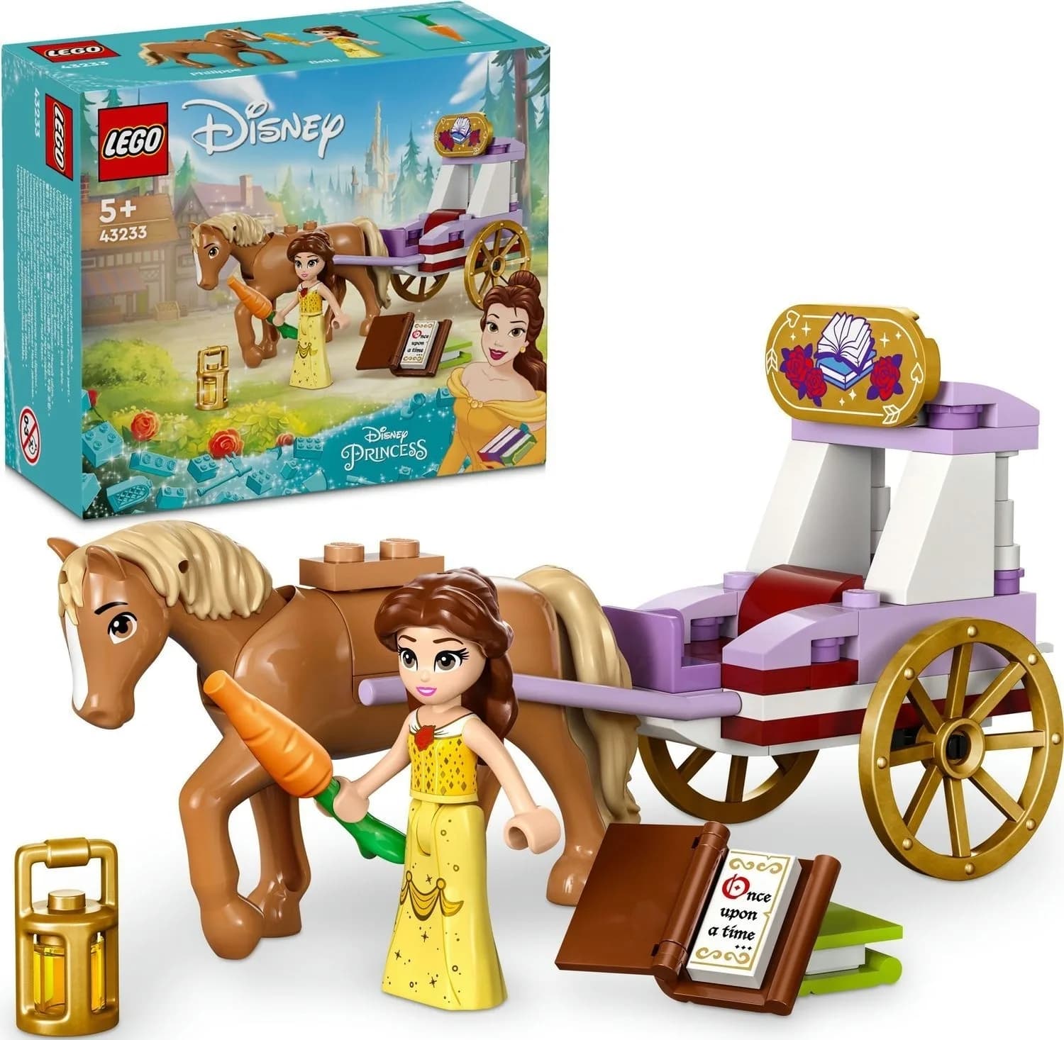 Конструктор Lego Disney Казкова карета Белль 62дет 43233 фото 2