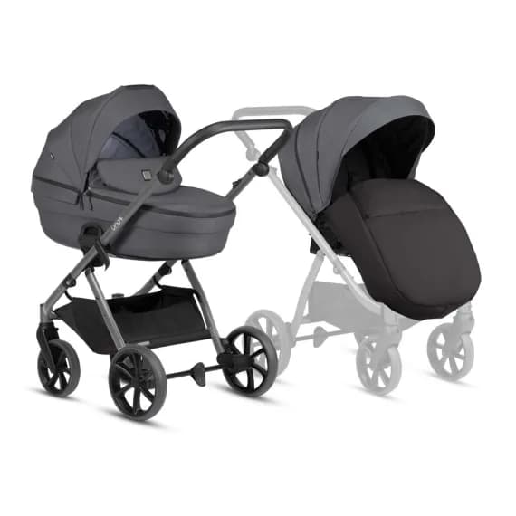 Коляска універсальна 2в1 Tutis Uno6+ Essential 1602169 Antracite фото 2