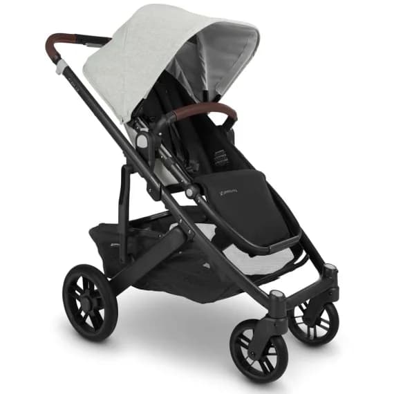 Коляска прогулянкова Uppababy Cruz V2 Anthony White and Grey chenille/Carbon frame/Chestnut leather 0420-CRZ-EU- ATH фото 2