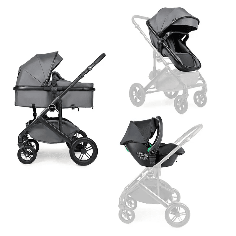 Коляска-трансформер 3в1 Ninos Ave NAV3V12026GR Grey