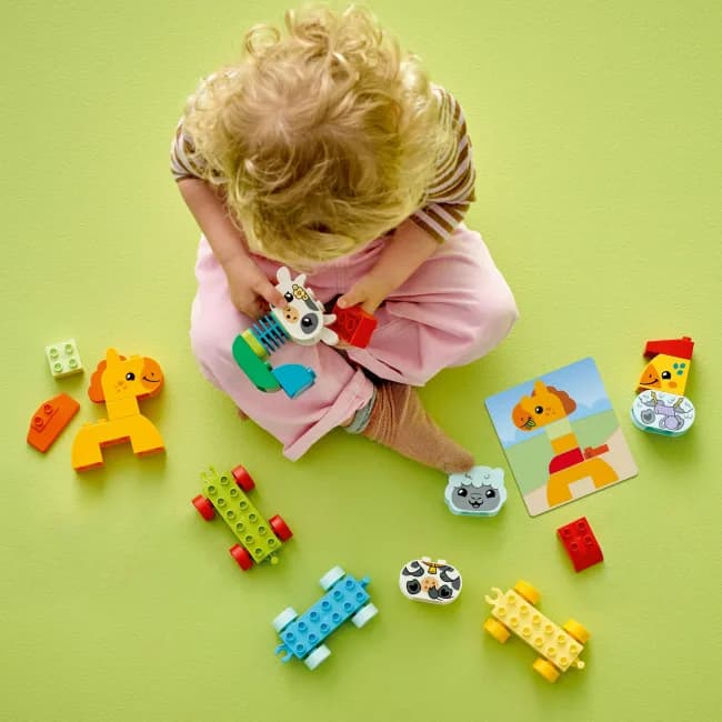 Конструктор Lego Duplo Потяг тваринок 19дет 10412 фото 5