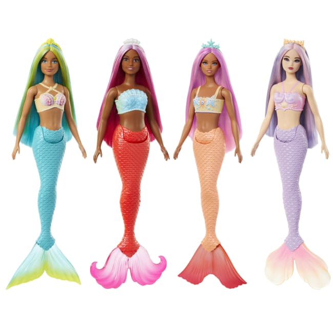 Лялька Barbie Русалочка Кольоровий мікс HRR02