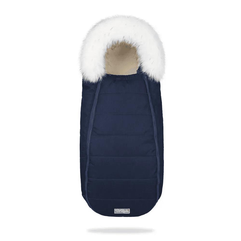 Конверт Dorechi Baby XS Овчина 1889O Blue з опушкою