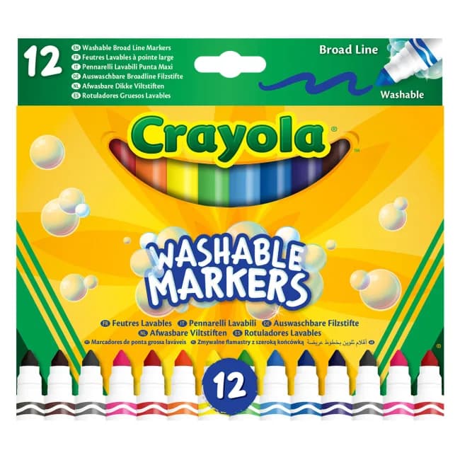 Фломастери широка лінія Crayola 12шт 58-8340 фото 2