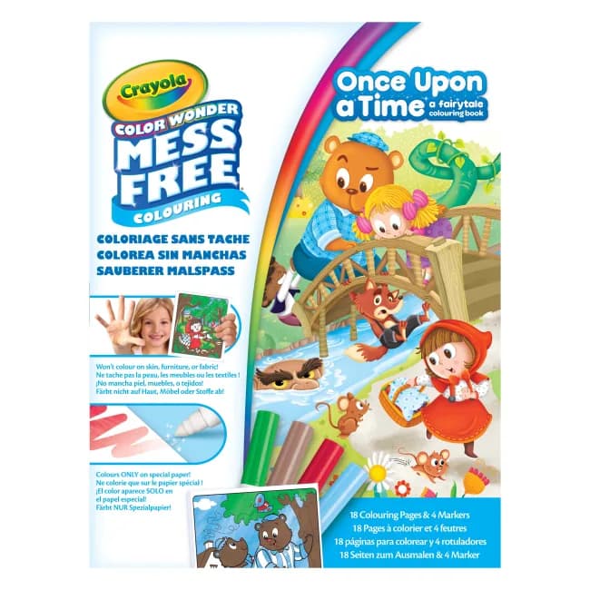 Розмальовка Crayola Color Wonder Улюблені казки 75-2816 фото 2