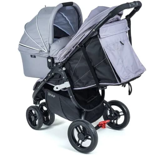 Люлька Valco baby External Bassinet для Snap & Snap4 / Cool Grey 9966 фото 2
