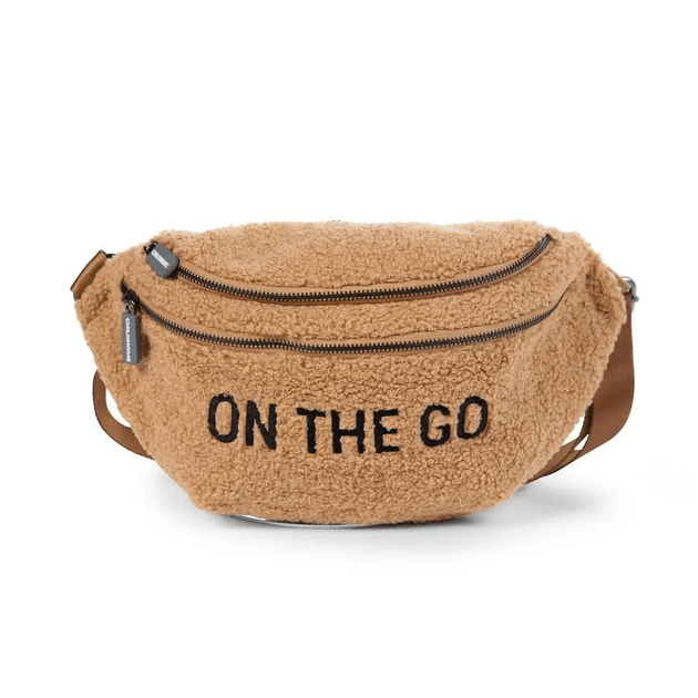 Сумка через плече Childhome Banana bag teddy beige CWBANAT