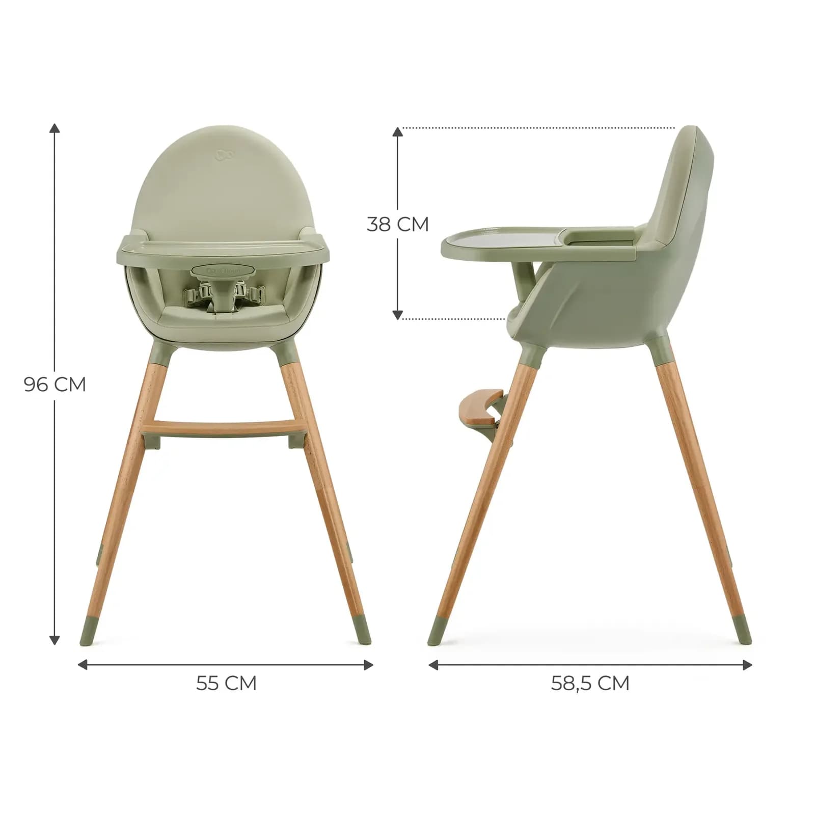 Стільчик для годування Kinderkraft Fini 2 KHFINI02BEG0000 Beige фото 4
