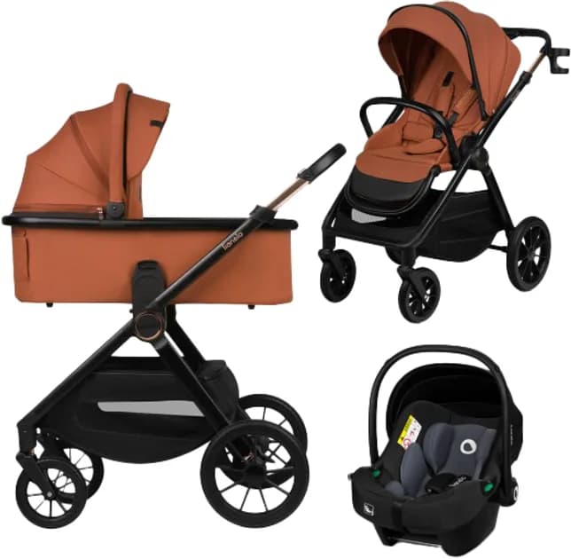 Коляска універсальна 3в1 Lionelo Layla Brown Rust LO-LAYLA 3IN1 BROWN RUST фото 3