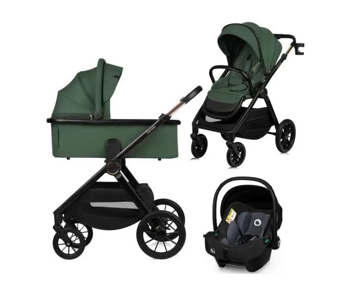 Коляска універсальна 3в1 Lionelo Layla Green Forest LO-LAYLA 3IN1 GREEN FOREST фото 3