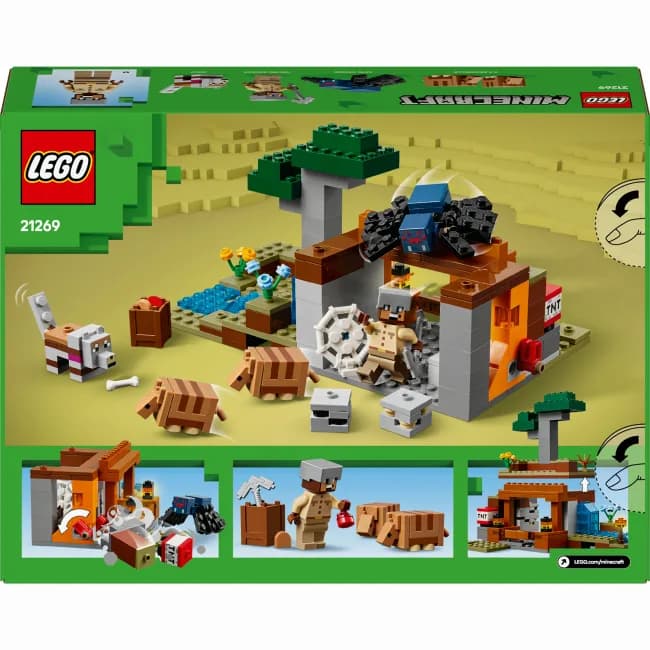 Конструктор Lego Minecraft Шахтна експедиція Броненосець 247дет 21269 фото 4